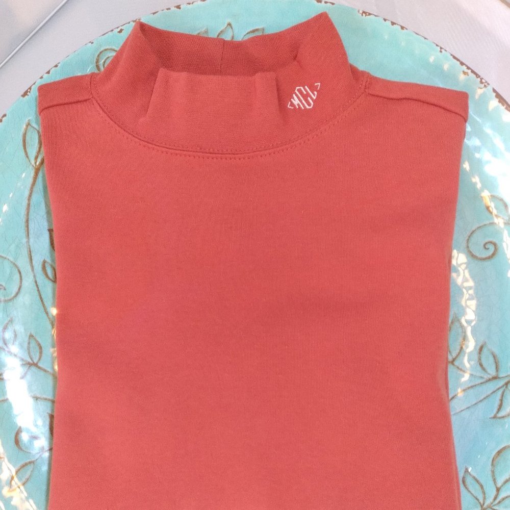 Scandia Woods 100% Cotton L/S Mock Turtleneck (M)